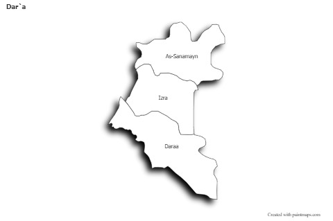 Sample Maps for Dar`a (black-white,shadowy)