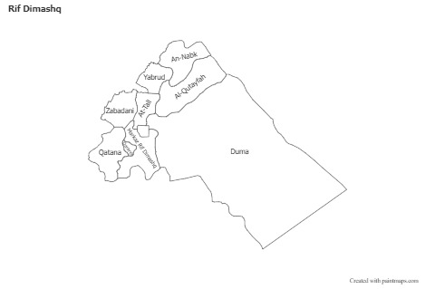 Sample Maps for Rif Dimashq (black-white)