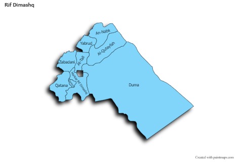Sample Maps for Rif Dimashq (blue,shadowy)