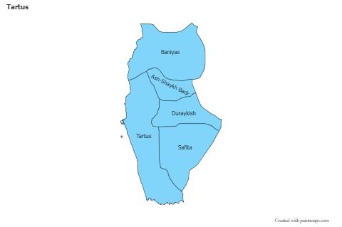 Contoh Peta untuk Tartus (biru)