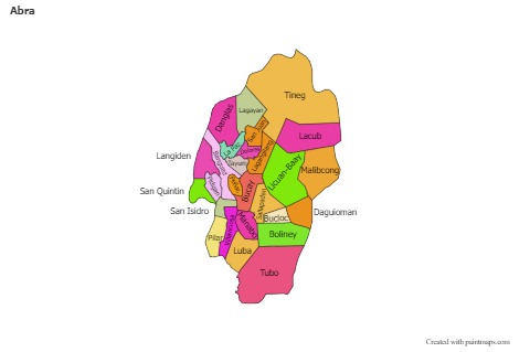 Sample Maps for Abra (colored)