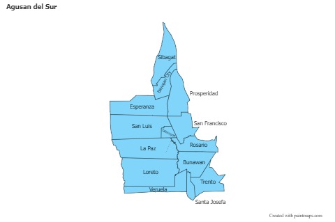 Sample Maps for Agusan del Sur (blue)