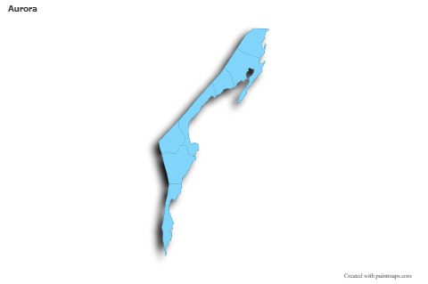 Sample Maps for Aurora (blue,outline,shadowy)
