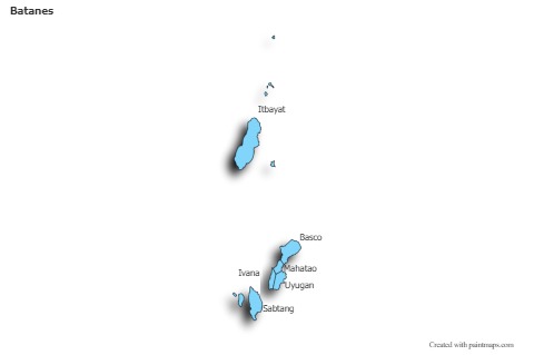 Contoh Peta untuk Batanes (biru,bayangan)