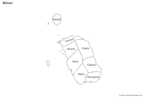 Sample Maps for Biliran (black-white)