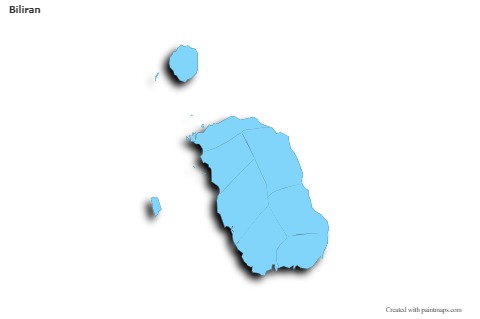 Sample Maps for Biliran (blue,outline,shadowy)