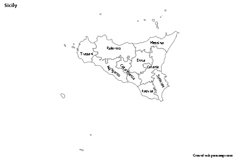 Sample Maps for Sicily (black-white)