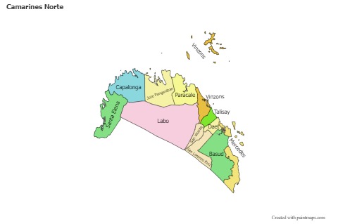 Sample Maps for Camarines Norte (colored)