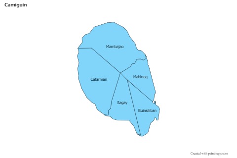 Sample Maps for Camiguin (blue)