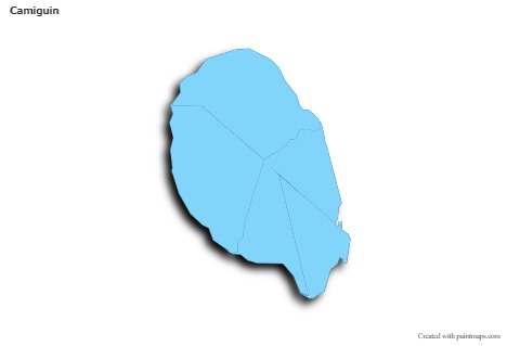 Sample Maps for Camiguin (blue,outline,shadowy)
