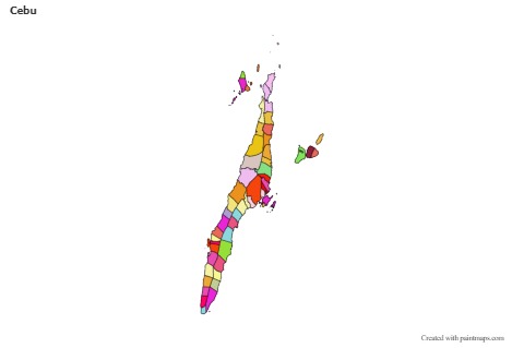 Sample Maps for Cebu (colored)