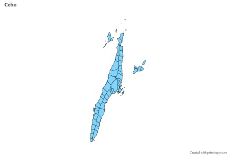 Sample Maps for Cebu (blue)