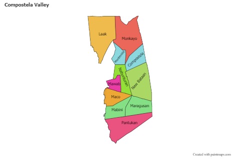 Contoh Peta untuk Compostela Valley (biru,bayangan)