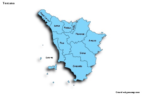 Sample Maps for Toscana (blue,shadowy)