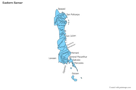 Sample Maps for Eastern Samar (blue)