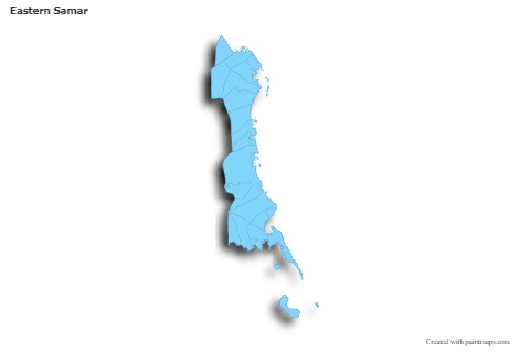Sample Maps for Eastern Samar (blue,outline,shadowy)