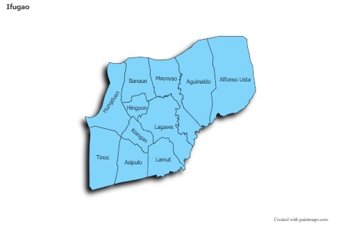 Sample Maps for Ifugao (blue,shadowy)