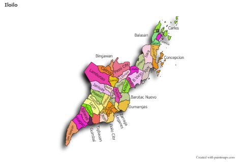 Sample Maps for Iloilo (colored,shadowy)