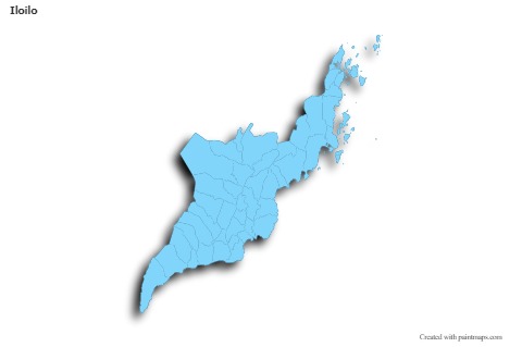 Sample Maps for Iloilo (blue,outline,shadowy)