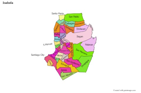 Sample Maps for Isabela (colored)