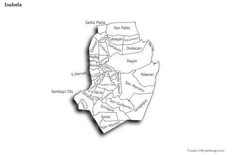 Sample Maps for Isabela (black-white,shadowy)