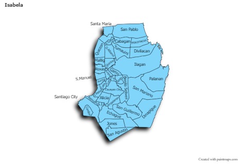 Sample Maps for Isabela (blue,shadowy)