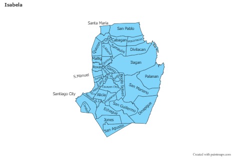 Sample Maps for Isabela (blue)