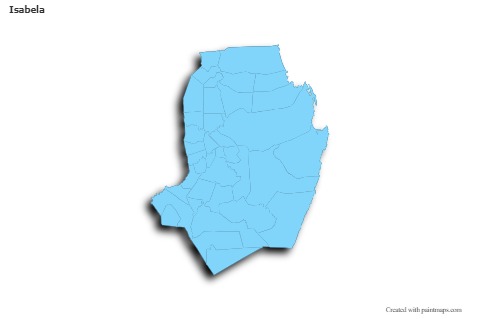 Sample Maps for Isabela (blue,outline,shadowy)