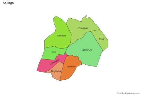 Sample Maps for Kalinga (colored)