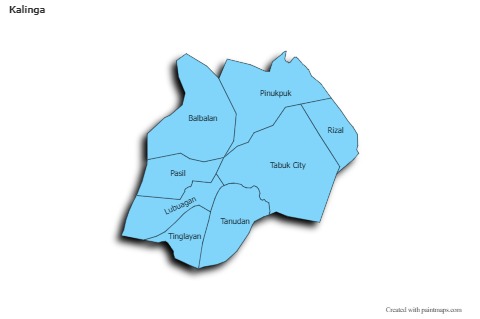 Sample Maps for Kalinga (blue,shadowy)