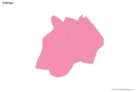 Sample Maps for Kalinga (pink,outline)