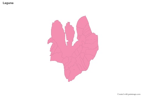 Laguna için Örnek Haritalar (pembe,anahat)