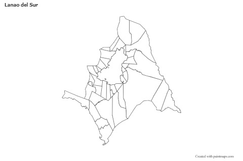 Sample Maps for Lanao del Sur (black-white)