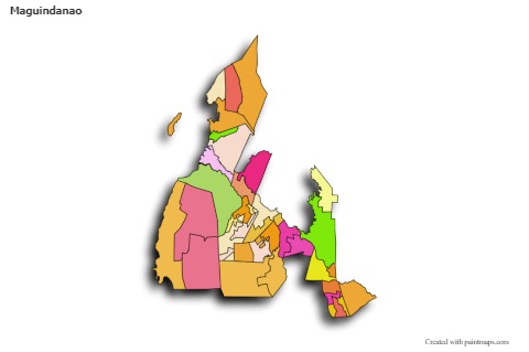 Sample Maps for Maguindanao (colored,shadowy)