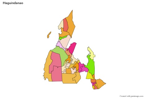 Sample Maps for Maguindanao (colored)