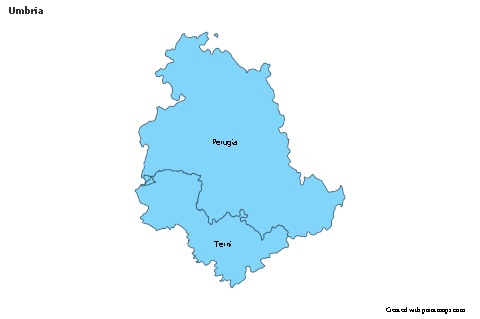 Sample Maps for Umbria (blue)