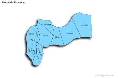Sample Maps for Mountain Province (blue,shadowy)