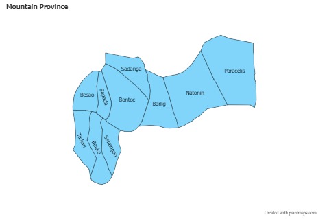 Sample Maps for Mountain Province (blue)