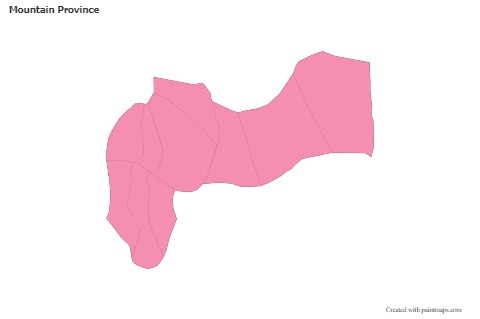 Sample Maps for Mountain Province (pink,outline)