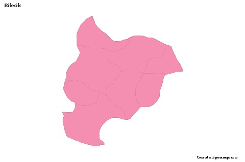 Sample Maps for Bilecik (pink,outline)