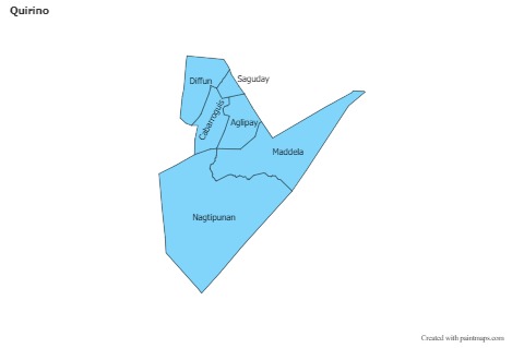 Sample Maps for Quirino (blue)