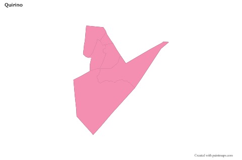 Sample Maps for Quirino (pink,outline)