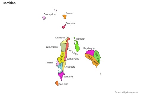 Sample Maps for Romblon (colored)