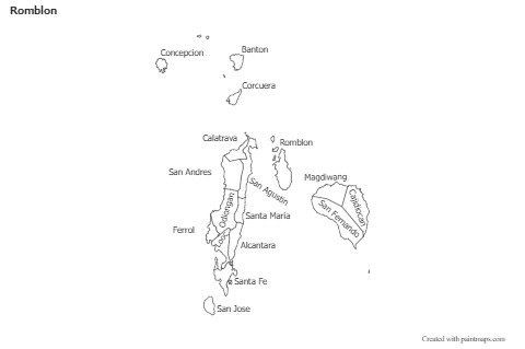 Sample Maps for Romblon (black-white)