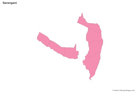Sample Maps for Sarangani (pink,outline)