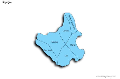 Contoh Peta untuk Siquijor (biru)