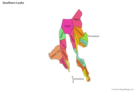 Sample Maps for Southern Leyte (colored)