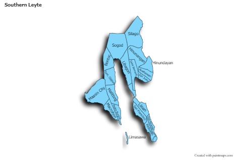 Sample Maps for Southern Leyte (blue,shadowy)