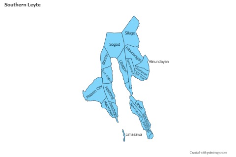 Sample Maps for Southern Leyte (blue)