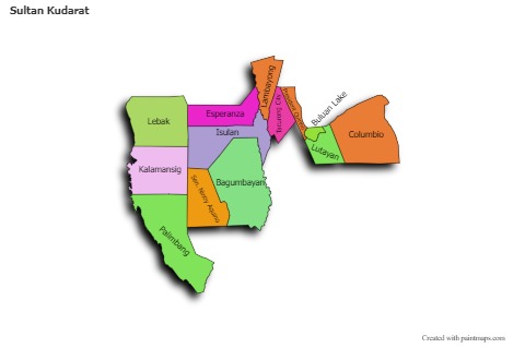 Sample Maps for Sultan Kudarat (colored,shadowy)